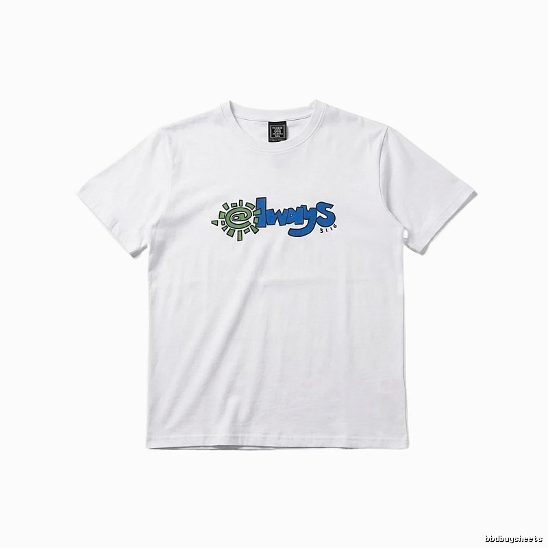 ADWYSD Printed Simple White T-shirt