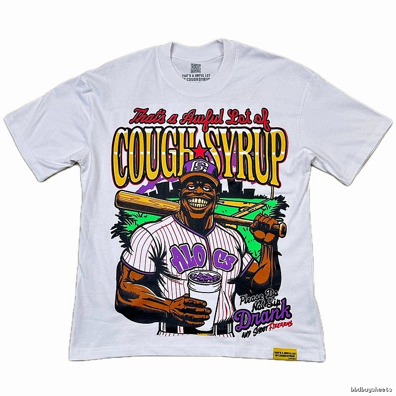ALOCS American Vintage Baseball White Short-sleeve T-shirt