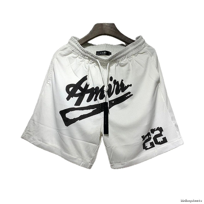 AMIRI Graffiti Street Style White Shorts