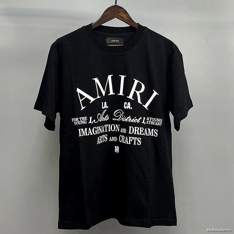 Amiri White Black Records Graphic T-Shirt Minimal Look