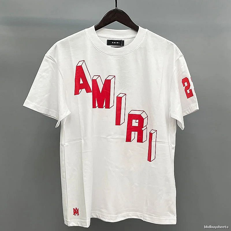 Amiri White Records Graphic T-Shirt Training Look