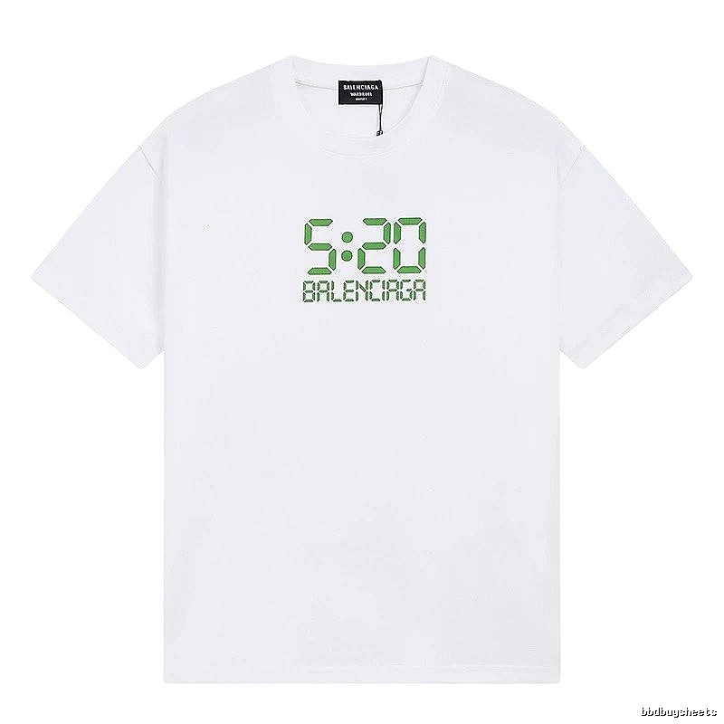 Balenciaga digital-style white T-shirt