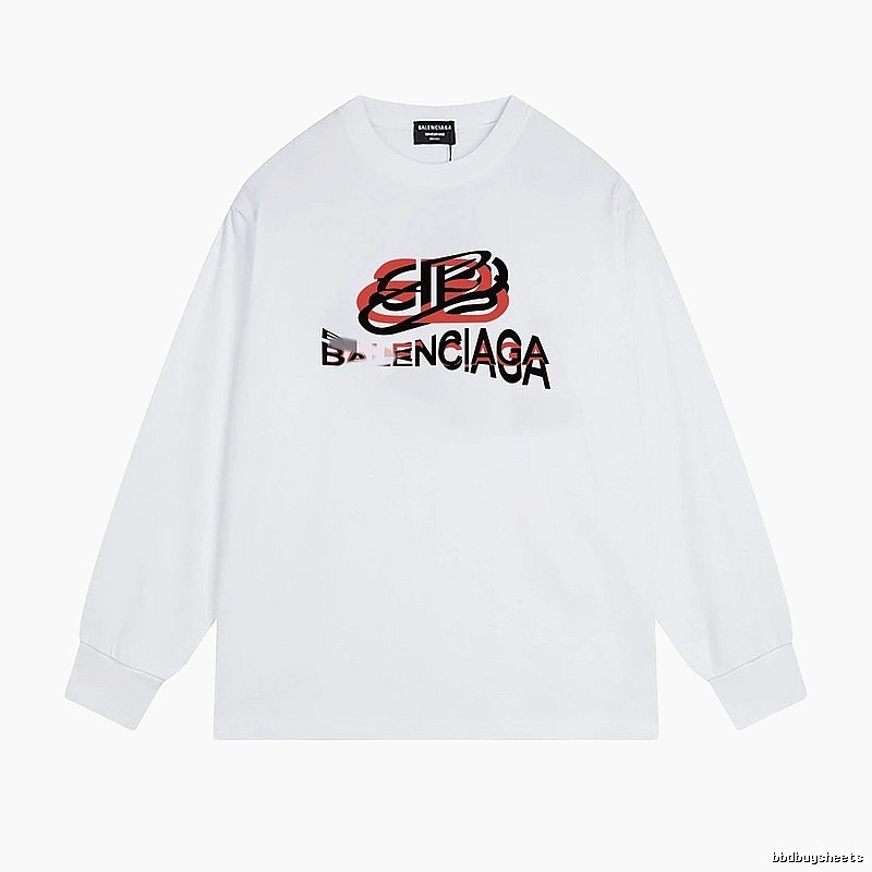Balenciaga letter white sweatshirt