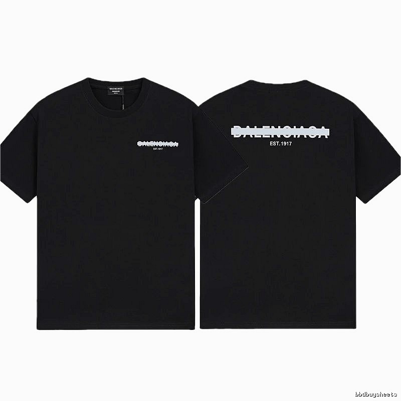 Balenciaga LOGO Printed Street Style Black T-shirt