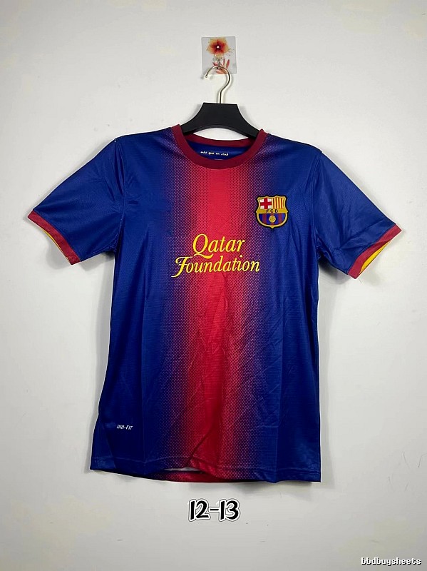 Barcelona Sport Retro soccer jersey Blue Red Barcelona for Collection Drops