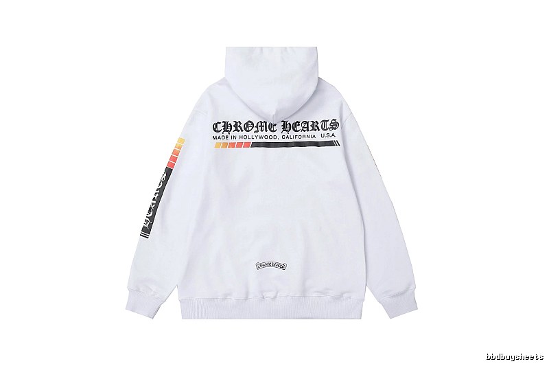 Chrome Hearts 2089-36 White Cross Graphic Hoodie Smart Casual