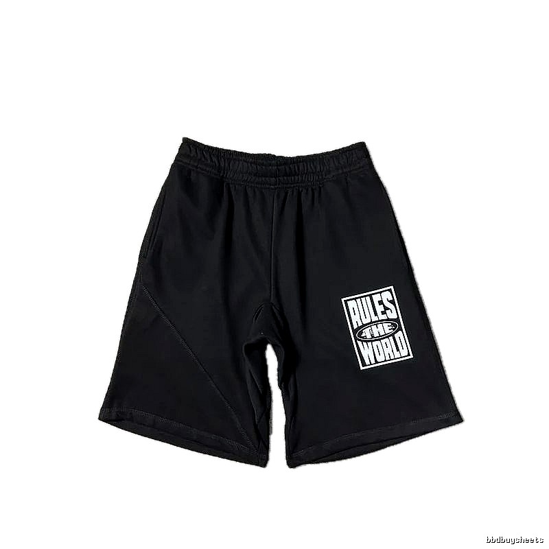 Corteiz Rule World Style Black Shorts