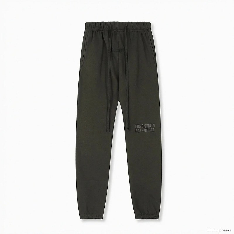 ESSENTIALS minimalist style dark gray sweatpants