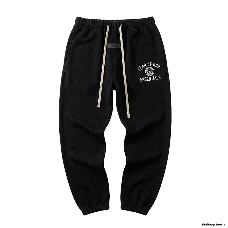 ESSENTIALS simple style black sweatpants
