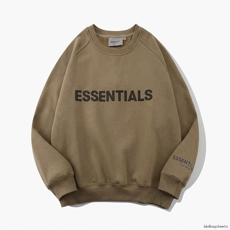 ESSENTIALS Simple Style Khaki Sweatshirt