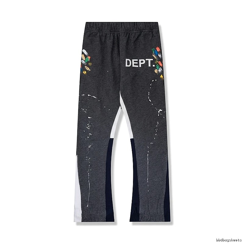 Gallery Dept Graffiti-style Black and Grey Pants