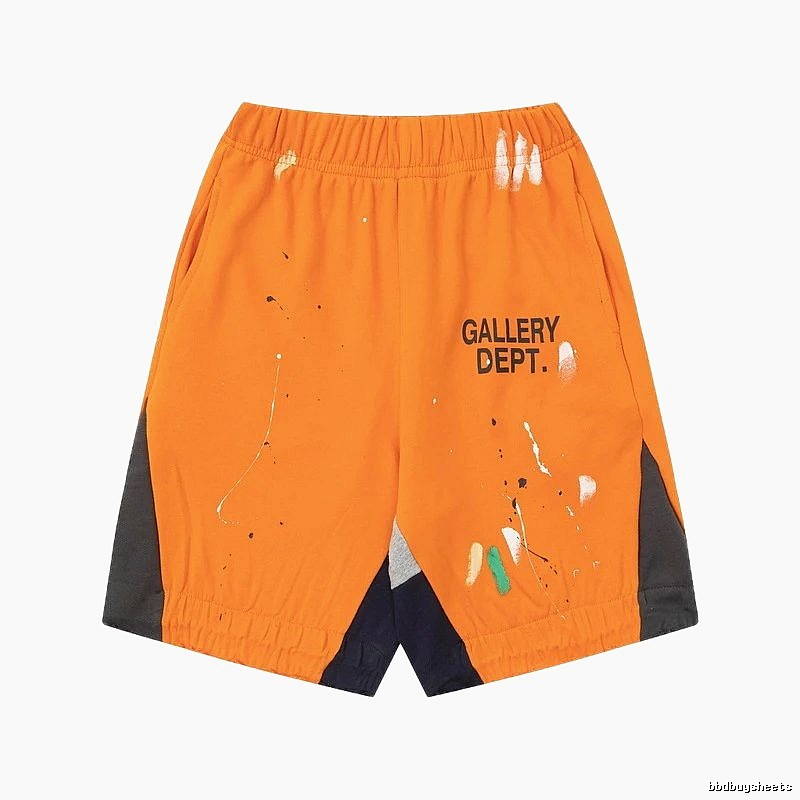 Gallery Dept Graffiti-style Orange Shorts