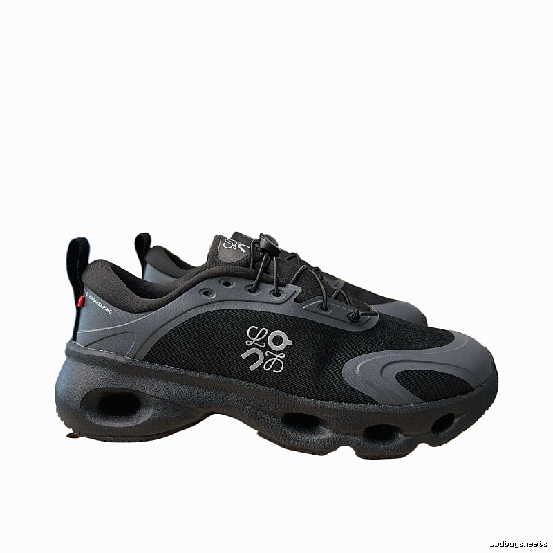 LOEWE black casual sports shoes