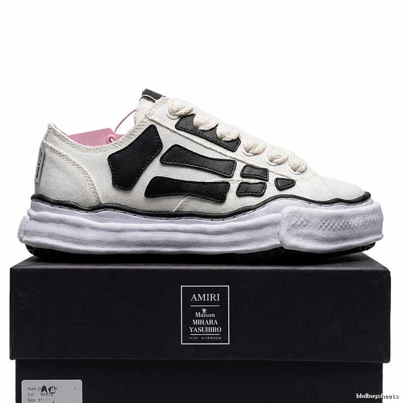 MMY Deconstructed Style Black and White Sports Shoes
