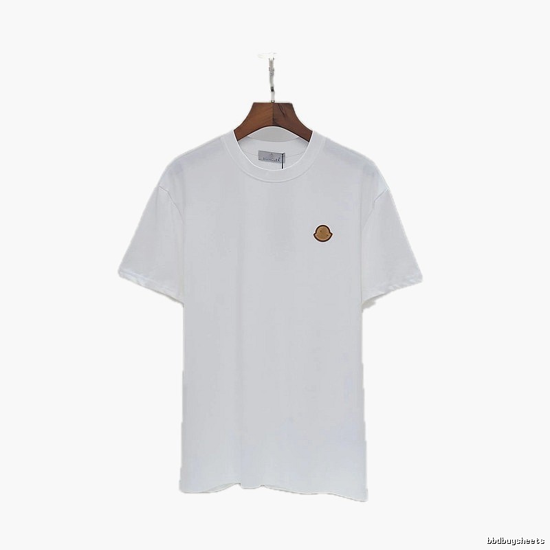 Moncler Classic Minimalist Style White Short-sleeve T-shirt