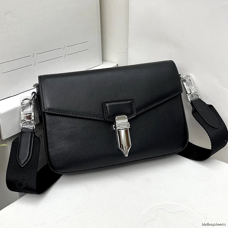 Montblanc Shoulder bag Black Flap Wide