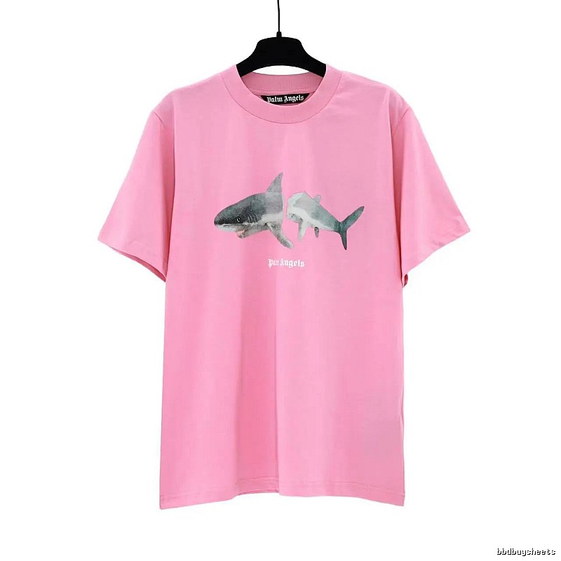Palm Angels Premium Style Bear graphic T-shirt White Colorful Bear for Resort Outfits
