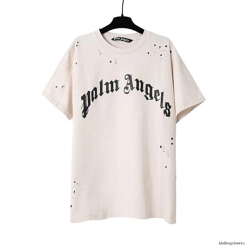 Palm Angels Sport Logo T-shirt White Palm Tree for Warm Weather