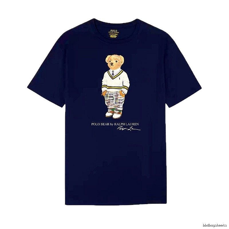 Ralph Lauren Bear Trend Brand Sapphire Blue T-shirt