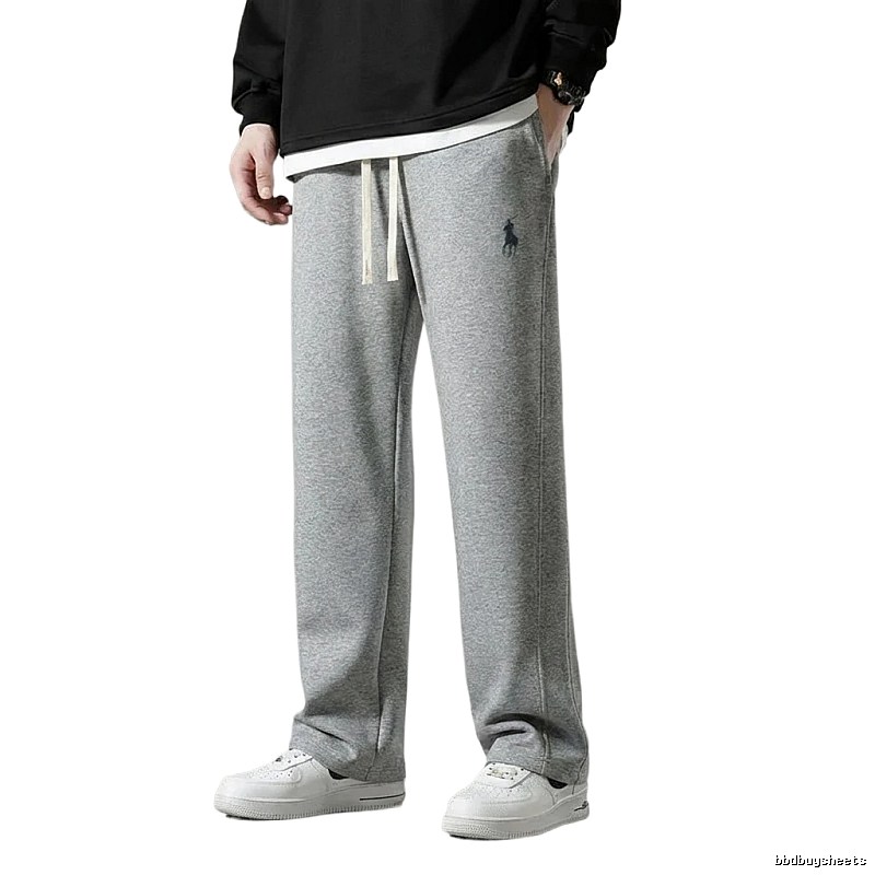 Ralph Lauren fleece-lined casual grey sweatpants