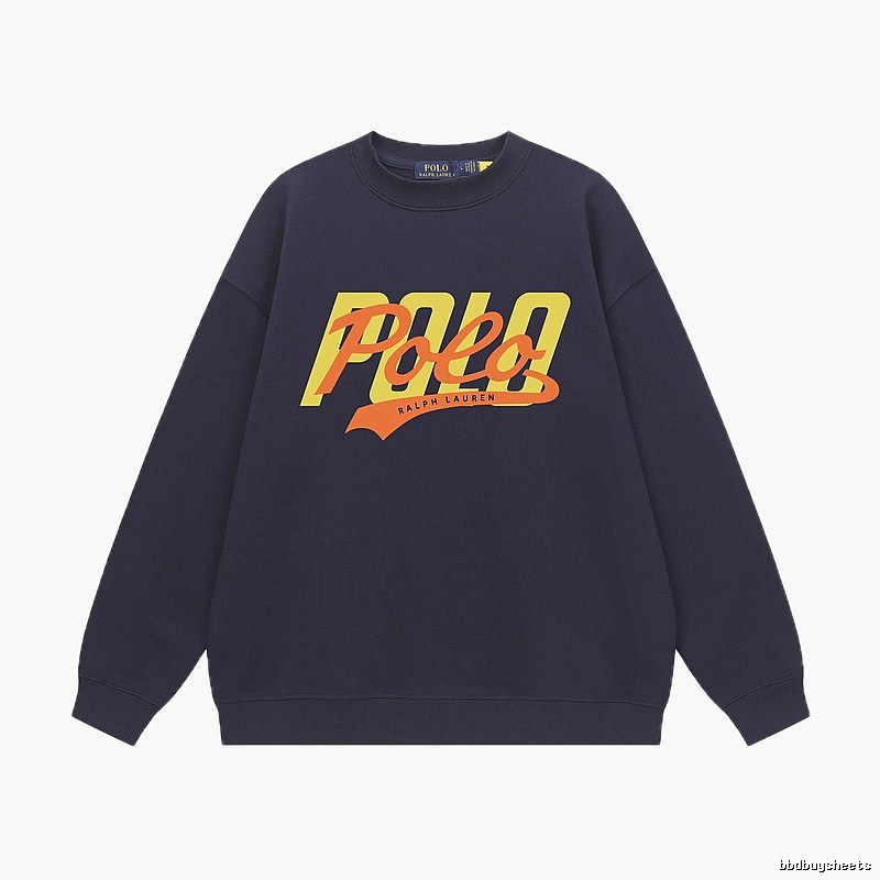 Ralph Lauren Polo Series Fashion Navy Blue Sweatshirt