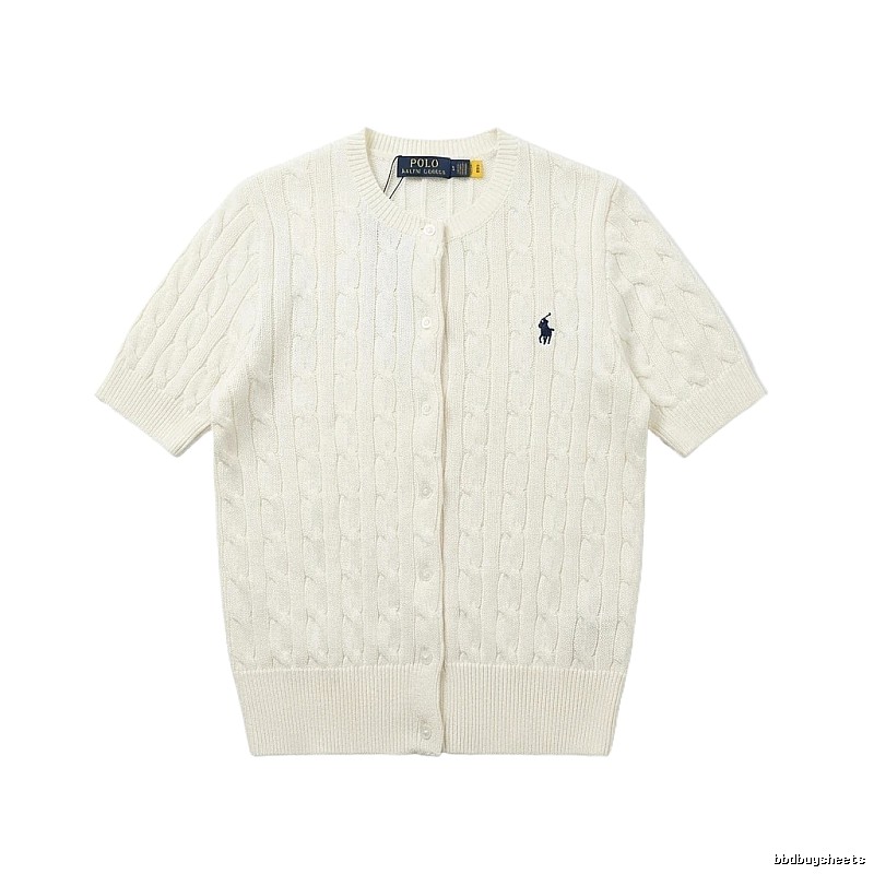 Ralph Lauren Polo white knitted cardigan