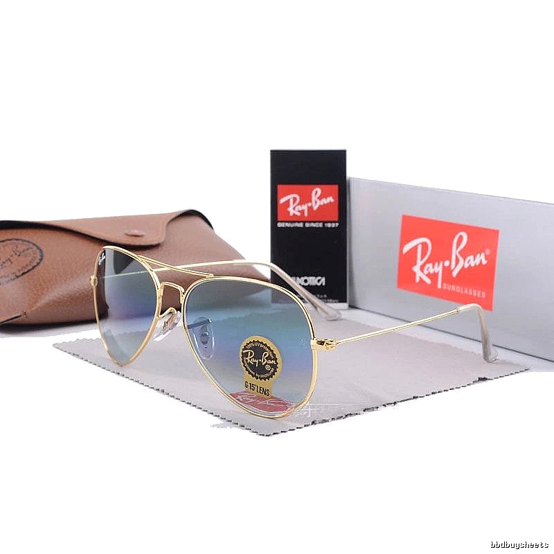 Ray-Ban Resort Aviator sunglasses Gold Tone Sunglasses with Premium Look