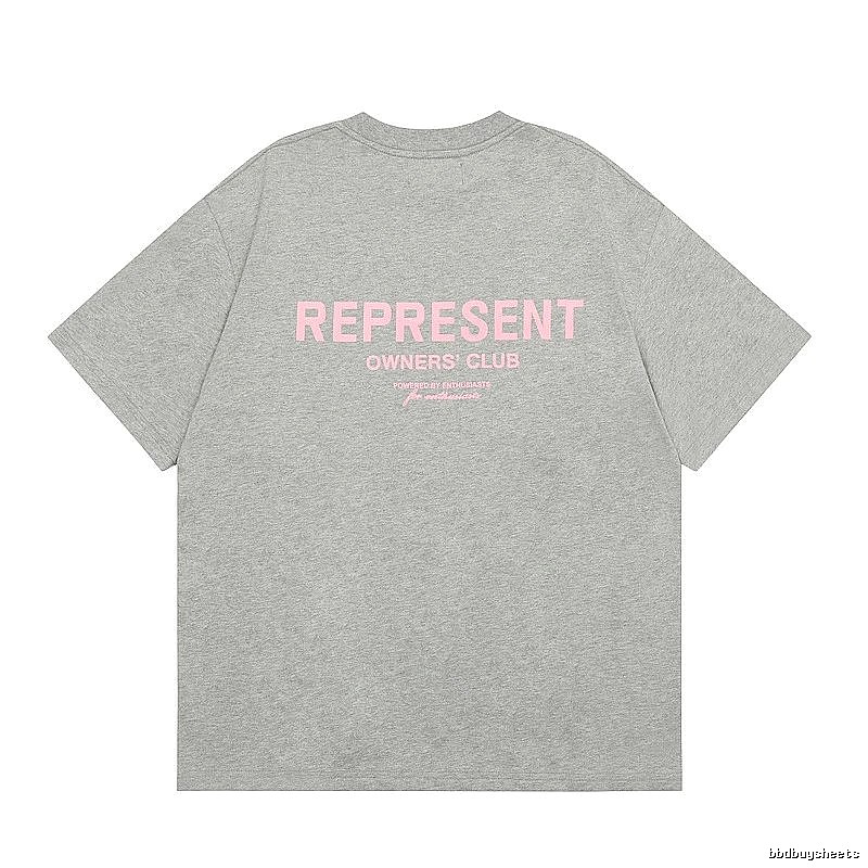 Represent Gray Style 868 Owners Club T-Shirt Layered Outfit Logo