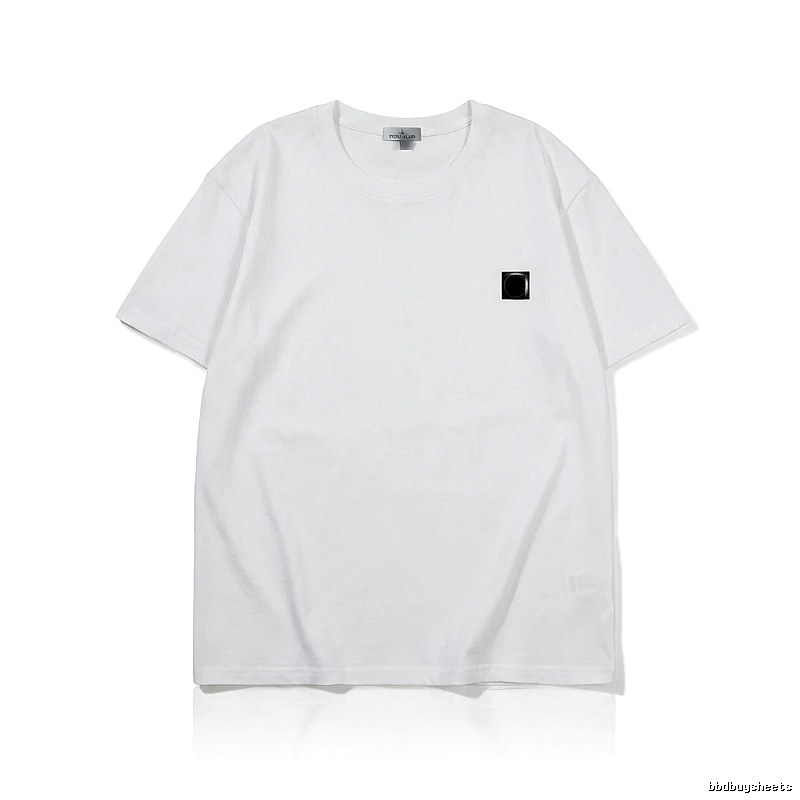 Stone Island minimalist style white T-shirt