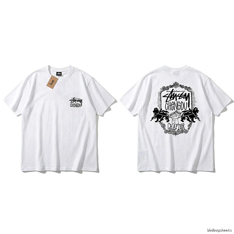 Stussy Chengdu Series Simple White T-shirt