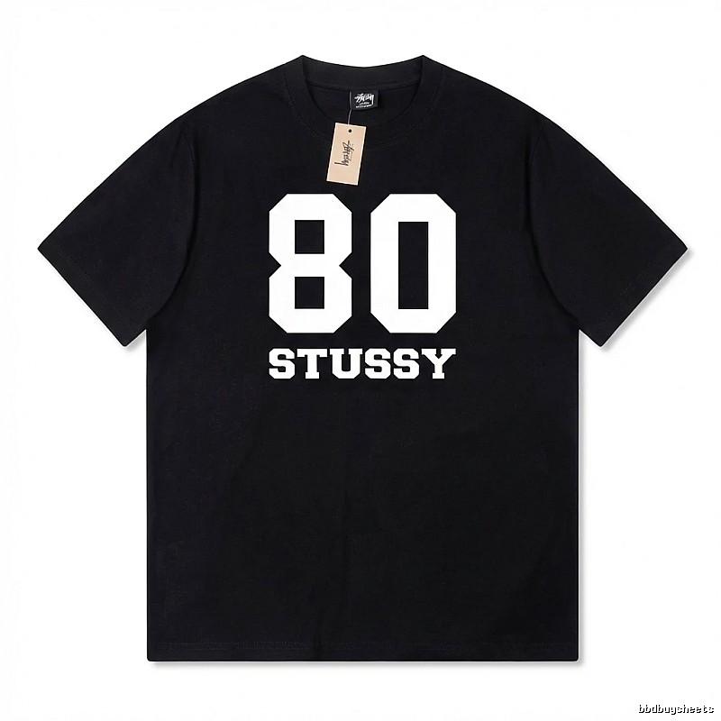 Stussy digital style black T-shirt