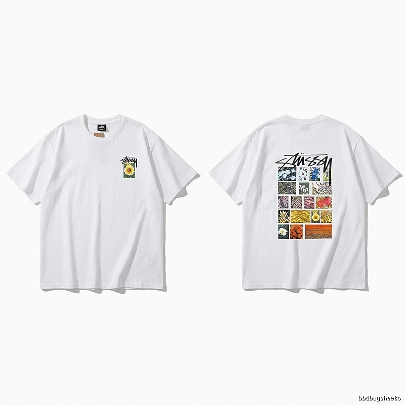 Stussy Floral Series White T-shirt