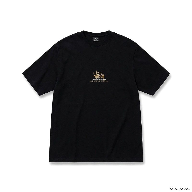 Stussy International Style Black T-shirt