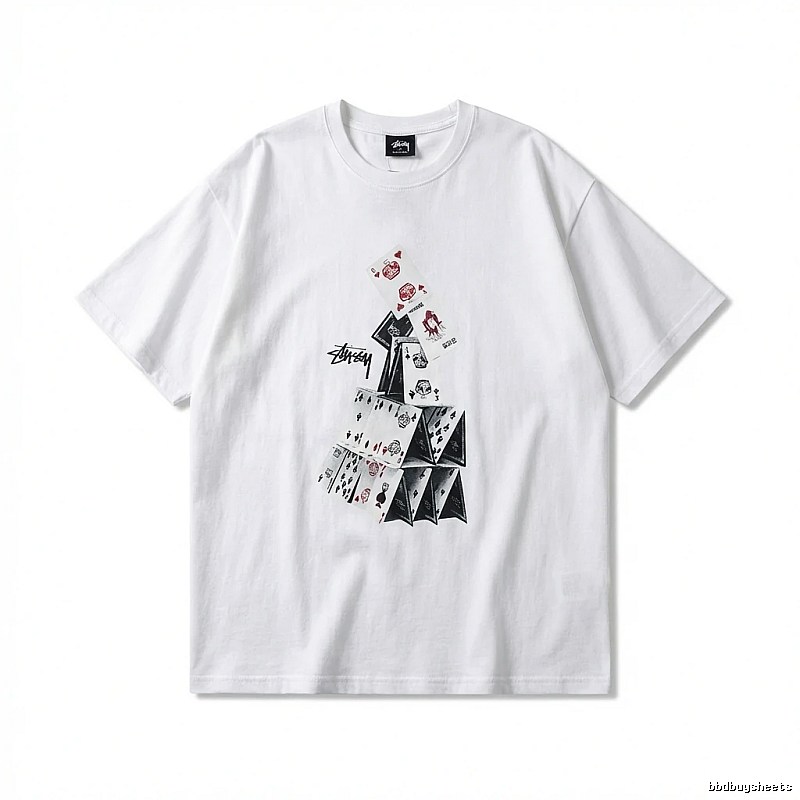 Stussy Playing Card Series White T-shirt