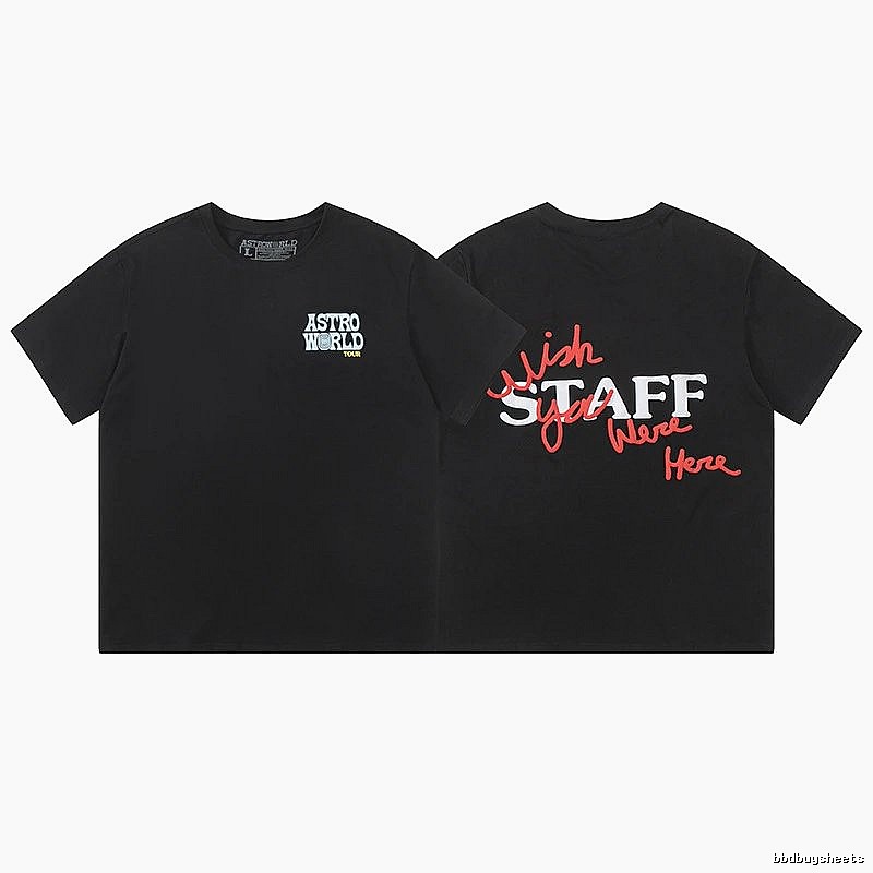 Travis Scott Logo Detail Graphic T-shirt Brown Travis Scott with Functional Detail