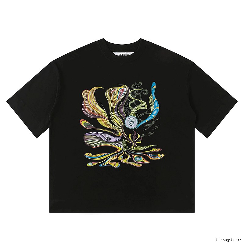 Abstract-style Black T-shirt of House of Errors