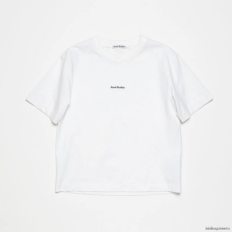 Acne Studios 2090-80 White Style Ac908042 Stockholm Logo T-Shirt Statement Graphic