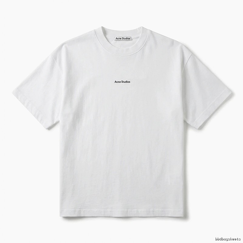 Acne Studios minimalist style white T-shirt