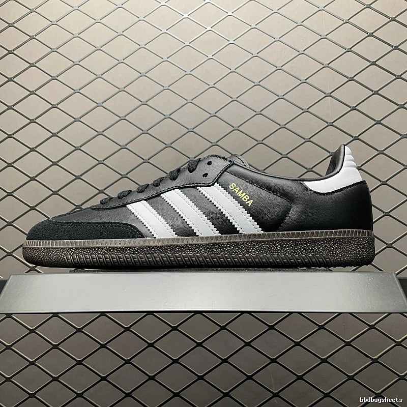 Adidas Low-Profile Sneakers with Streamlined Sole in Black and White