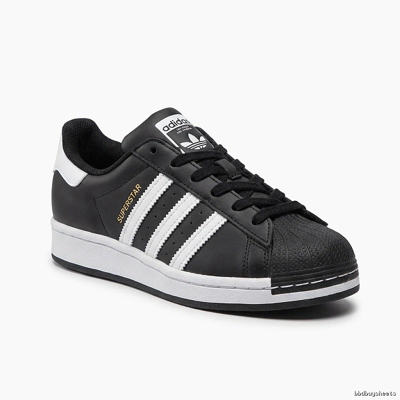 Adidas Superstar black and white classic sneakers