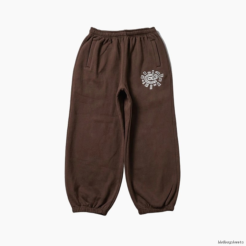 ADWYSD Sun Print Casual Pants (Brown)