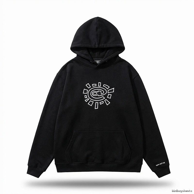 ADWYSD Sunflower Trendy Cool Black Hoodie