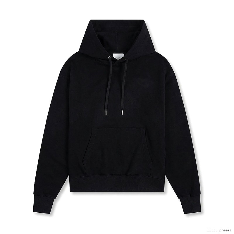AMI Basic Style Simple Black Hoodie
