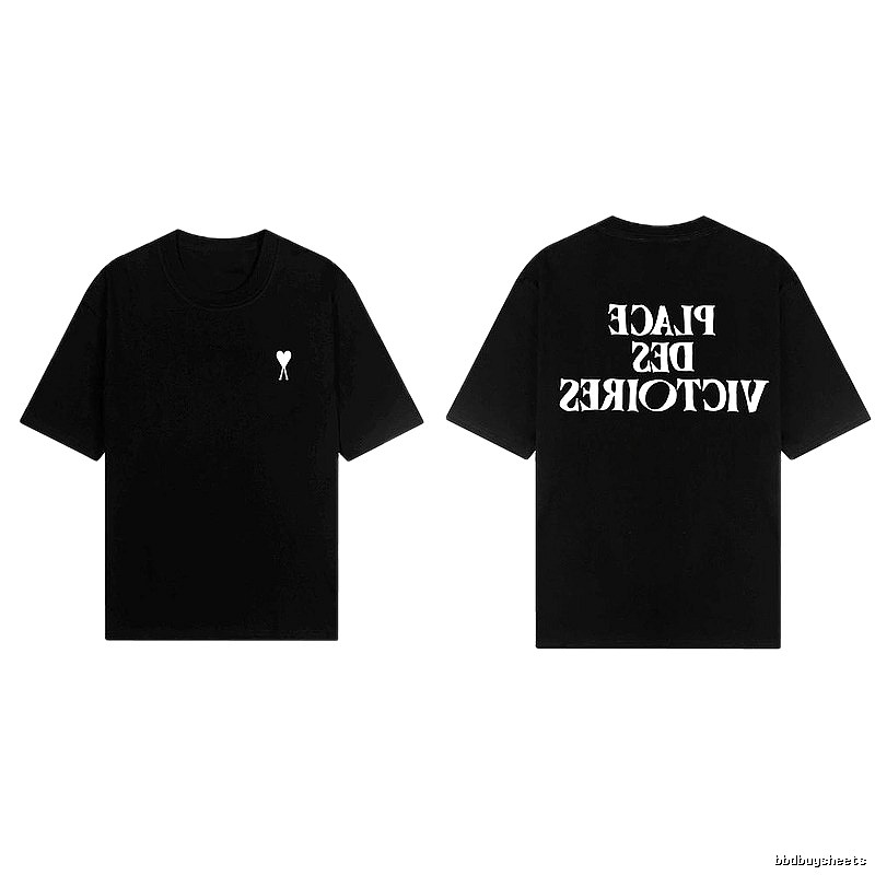AMI letter-style short-sleeve T-shirt