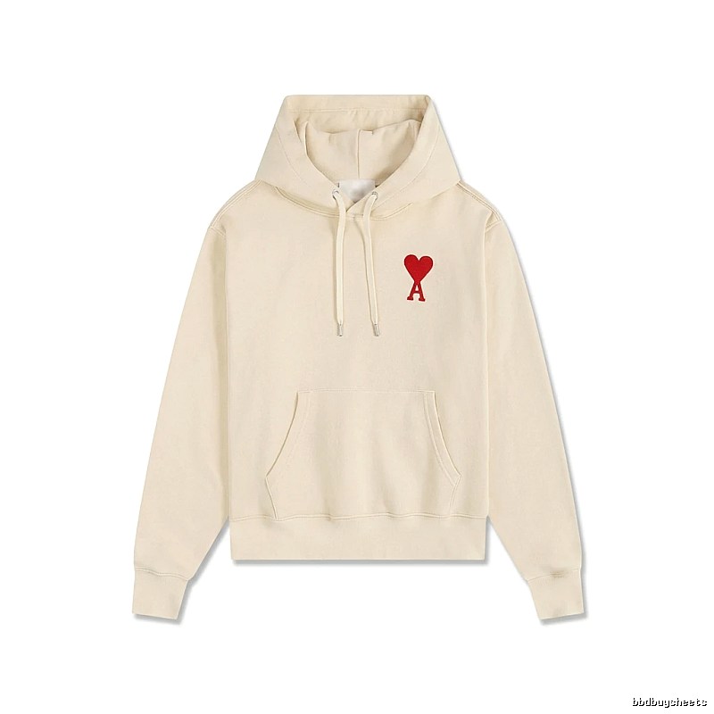 AMI Love Pattern Beige Sweatshirt
