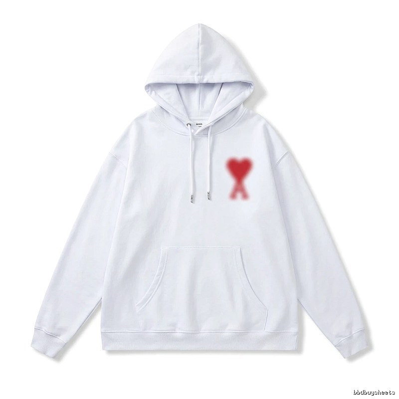 AMI Love Print Hoodie