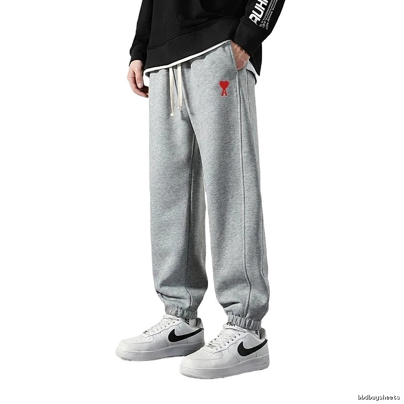 AMI Love Series Casual Gray Sweatpants