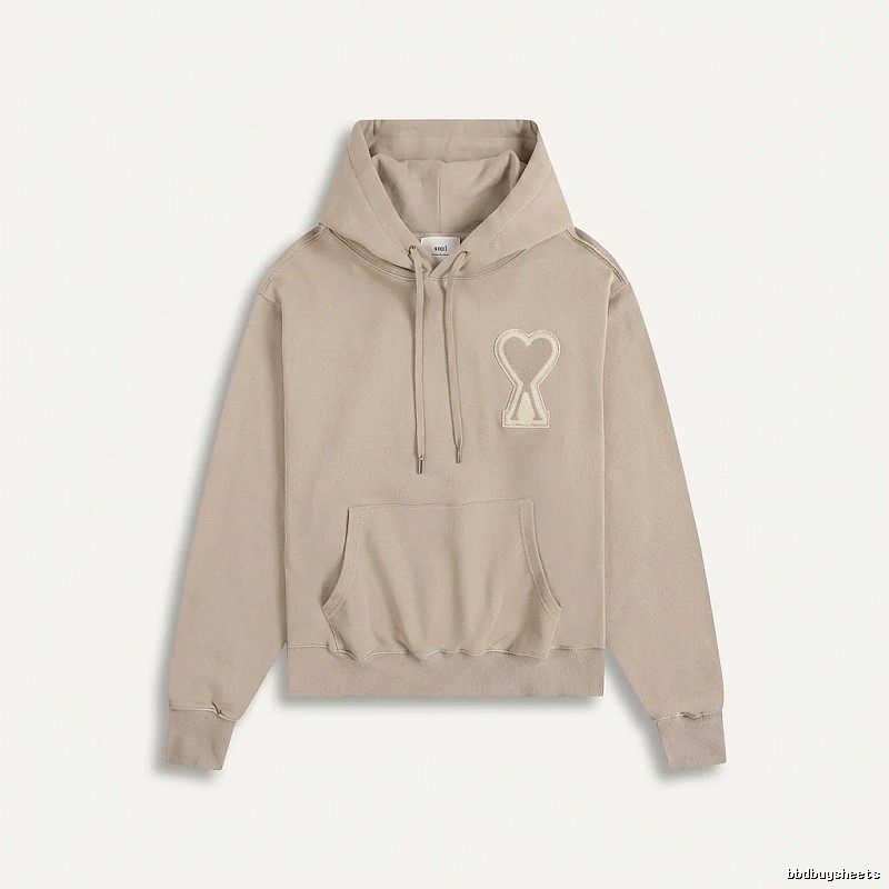 AMI Love Trend Brand Beige Sweatshirt