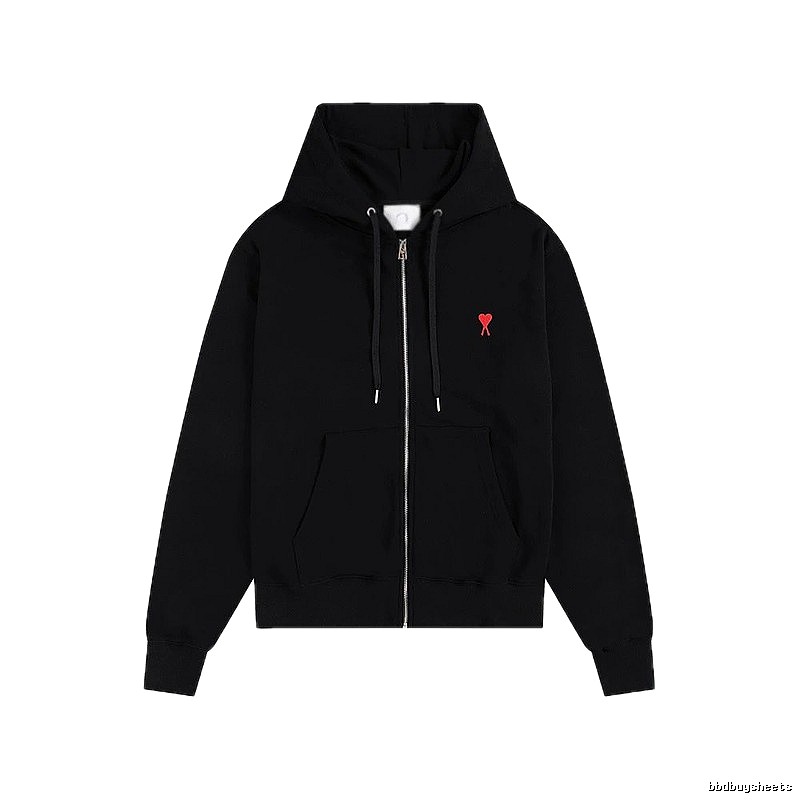 AMI Love Trend Brand Black Hoodie