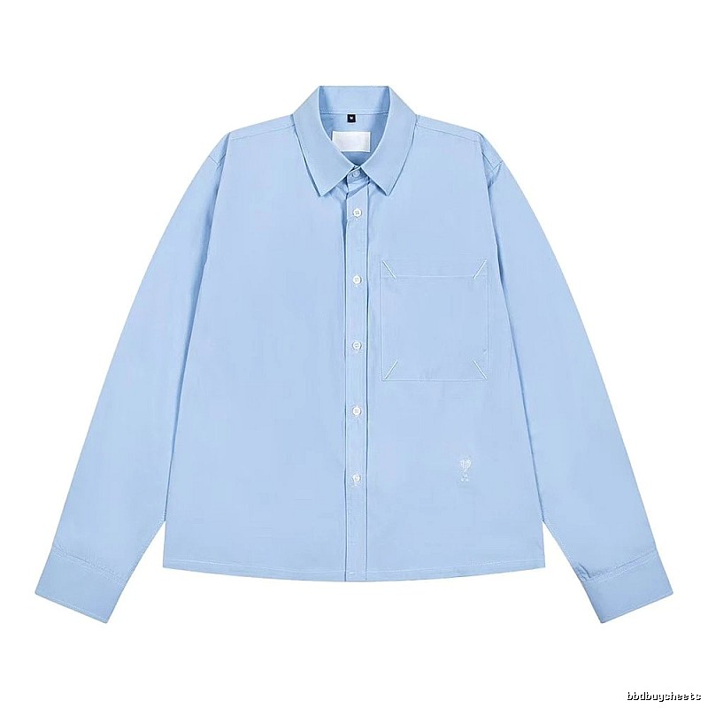 AMI minimalist style light blue shirt